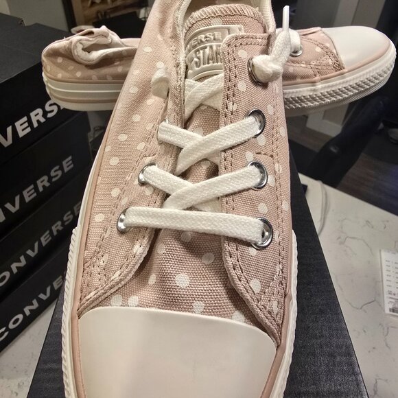 CONVERSE Women's Chuck Taylor All Star Shoreline Slip-on Clay Stretchy Sz 10 NEW - Picture 2 of 12